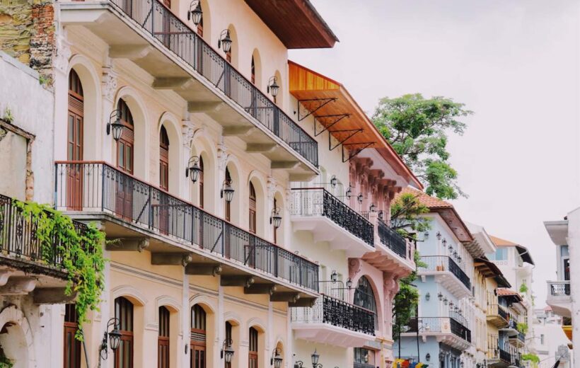 Fachadas del Casco Viejo de Panamá